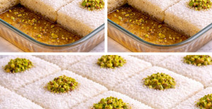 Şerbetli Hindistan Cevizli Borcam Tatlısı Tarifi