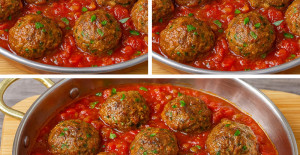 Annemin Domates Soslu Köfte Tarifi
