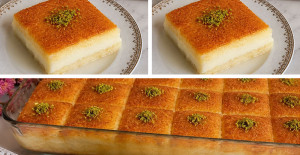 İrmikli Muhallebili Şerbetli Tatlı