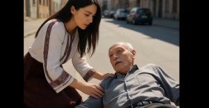 Kız, yaşlı bir adama yardım ettiği için iş görüşmesine geç kalmıştı