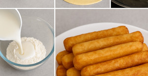 Mayasız, Zahmetsiz, Mis Gibi Kabaran Çubuk Pişi Tarifi	