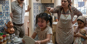 Evlatlık bir kız, kuzenleri oyun oynarken bulaşık yıkamaya zorlandı