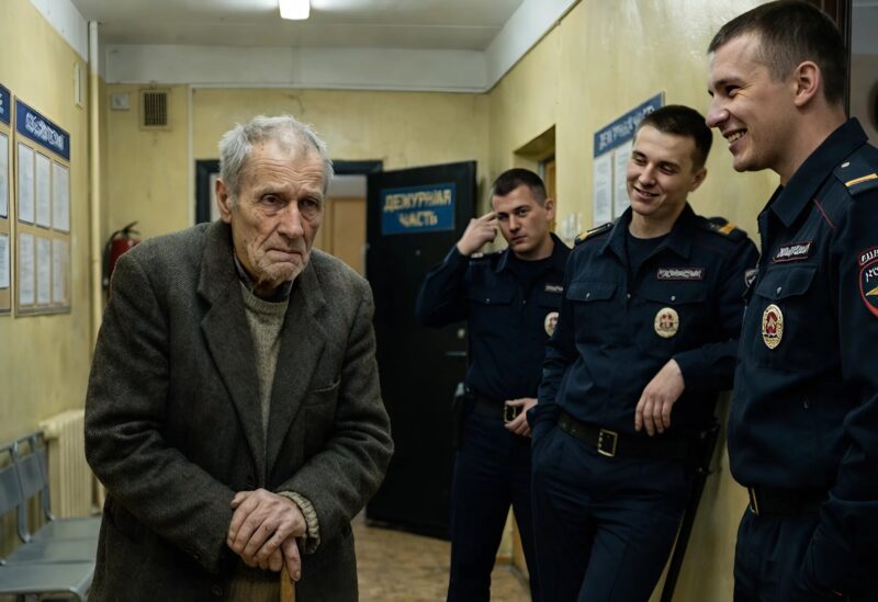 Polis karakolunda 80 yaşındaki bir adama güldüler - 1