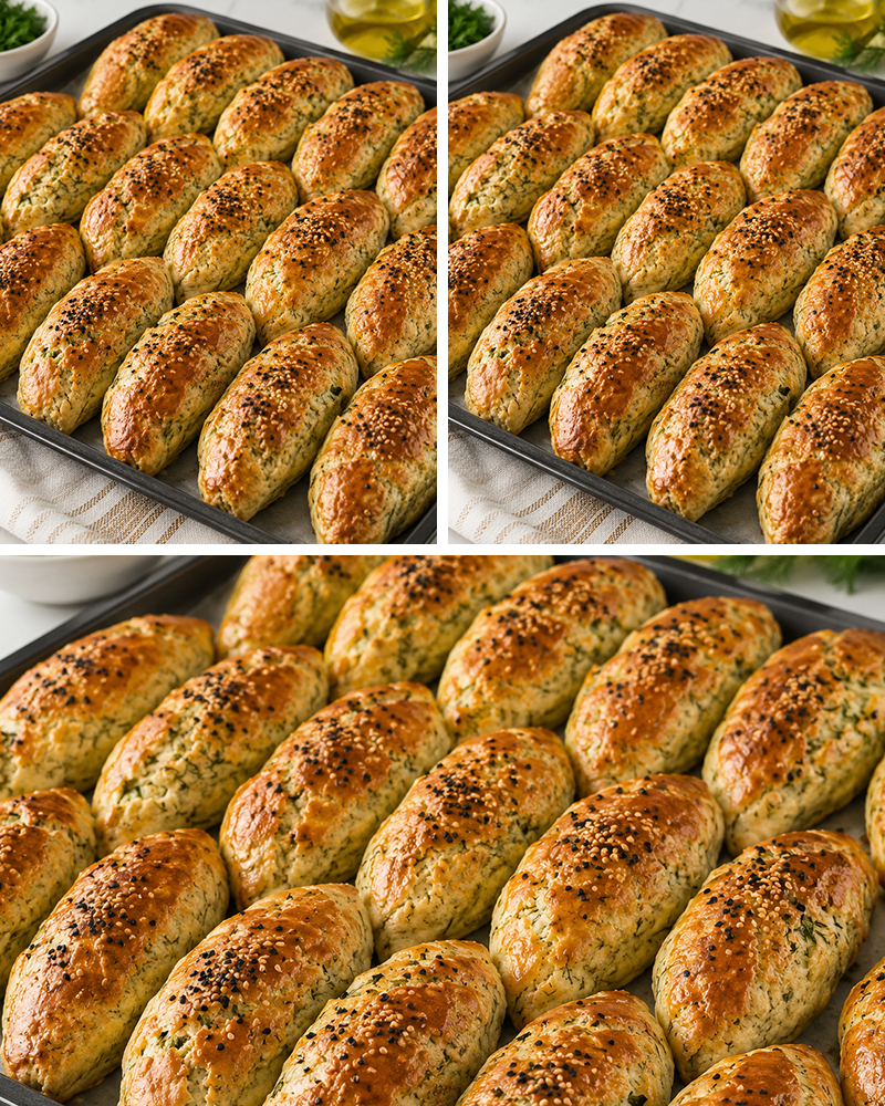 Dereotlu Poğaça Tarifi (Tam Kıyır Kıyır) - 3