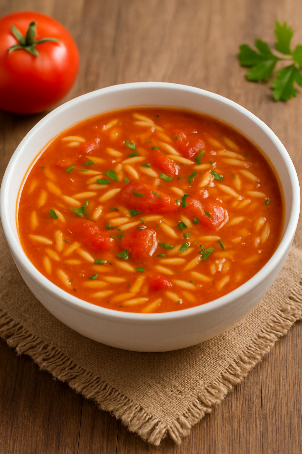 Limonu Bol Domatesli Şehriye Çorbası Tarifi - 2