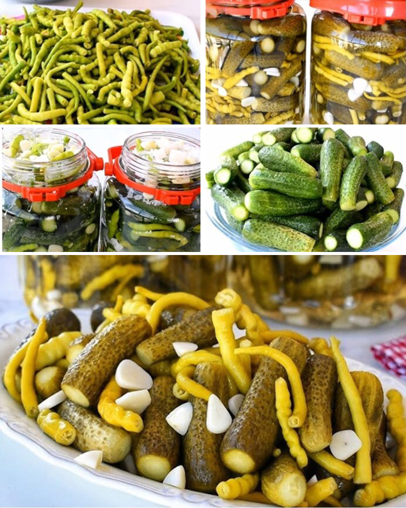 Yıllardır Yaptığım Garantili Asla Erimeyen Turşu Tarifi - 1