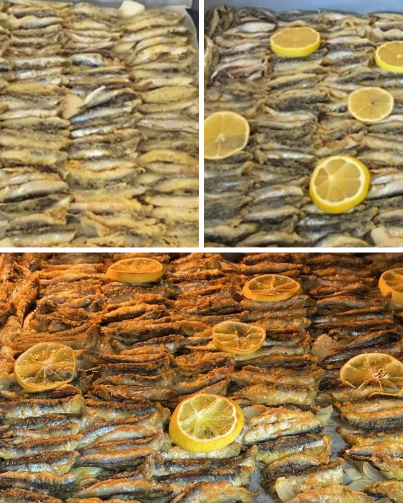 Fırında Kokusuz Çıtır Hamsi Tarifi - 1