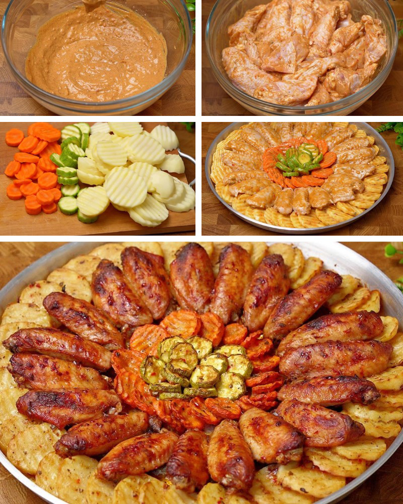 Fırında Özel Soslu Tavuk Kanat Tarifi - 1