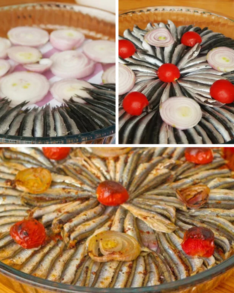 Fırında Hamsi Buğulama Tarifi - 2