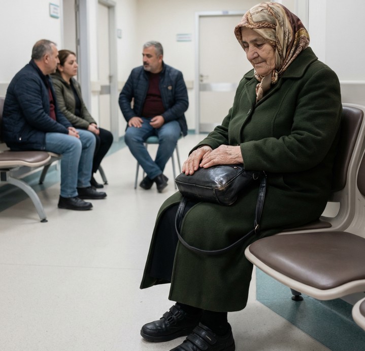 Hastanenin bekleme salonunda insanlar yaşlı bir kadına sessizce gülüyordu - 3