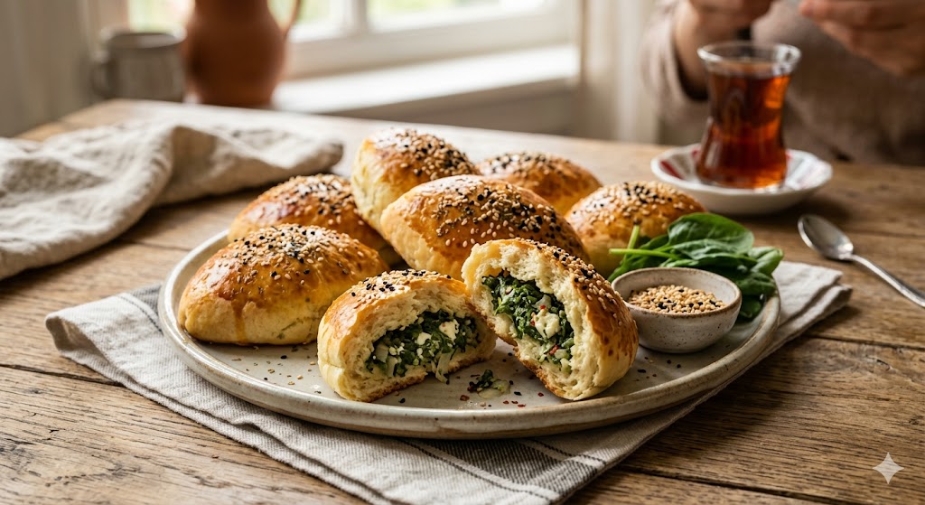 Kaydetmeyi Unutmayın Ispanaklı Peynirli Poğaça Tarifi - 4