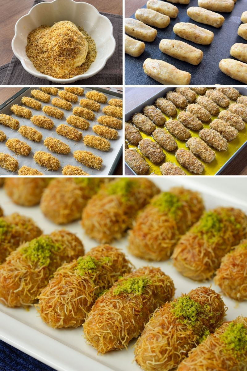 Kadayıflı Cevizli Tatlı Tarifi - 4