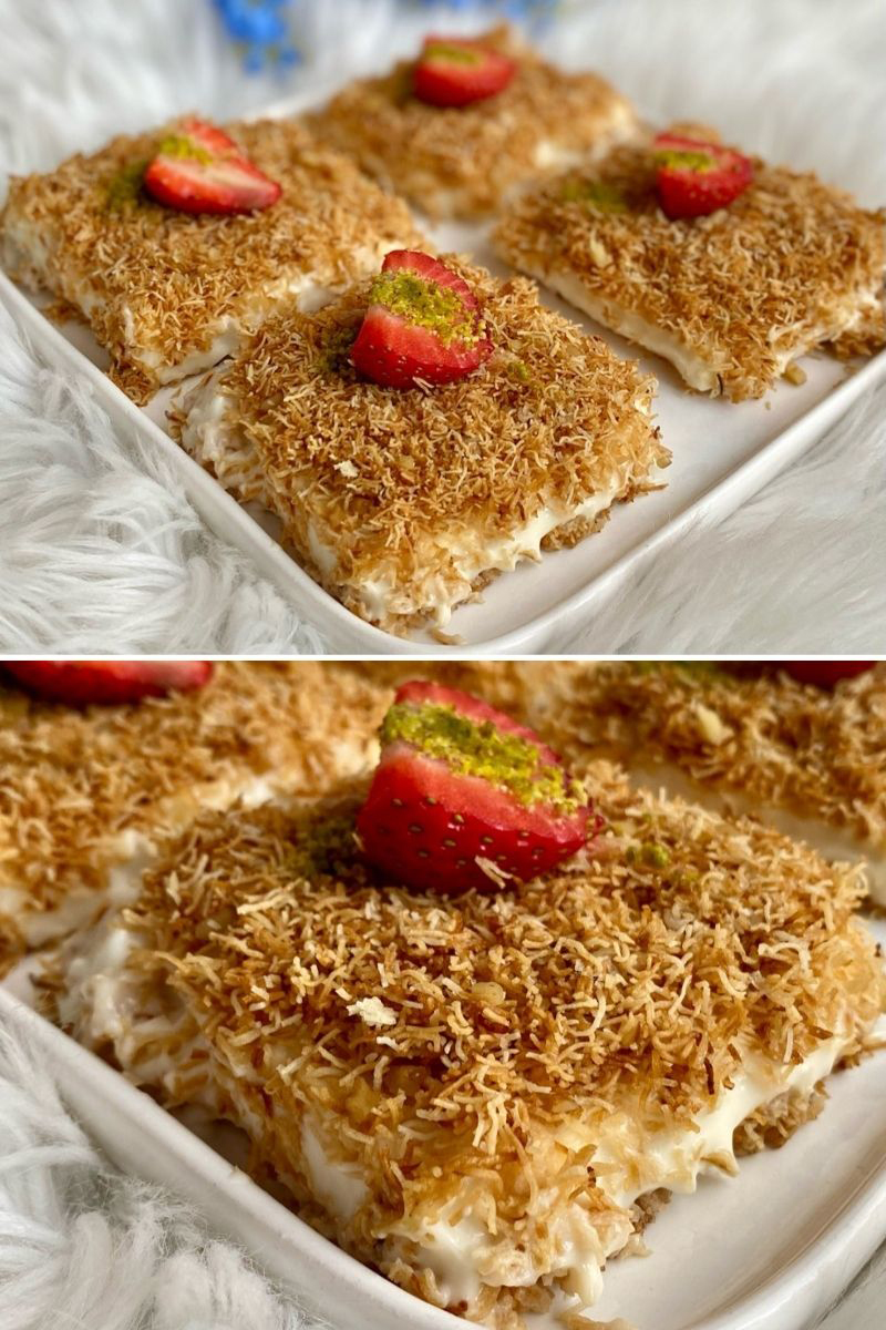 Kadayıflı Sütlü Tatlı Tarifi - 2