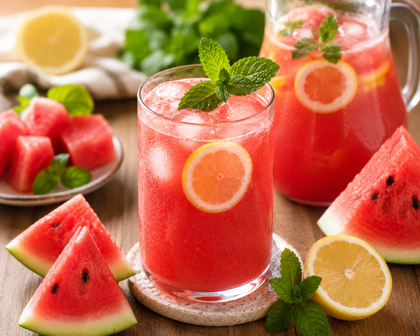 Bu yazın Favori İçeceği Karpuzlu Limonata Tarifi - 2