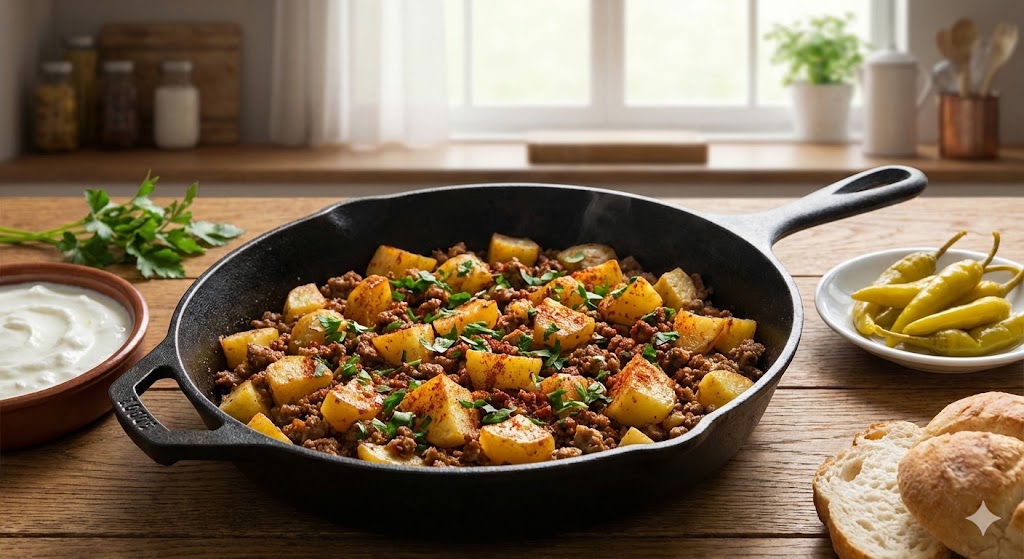 Kıymalı Patates Tava Tarifi - 1