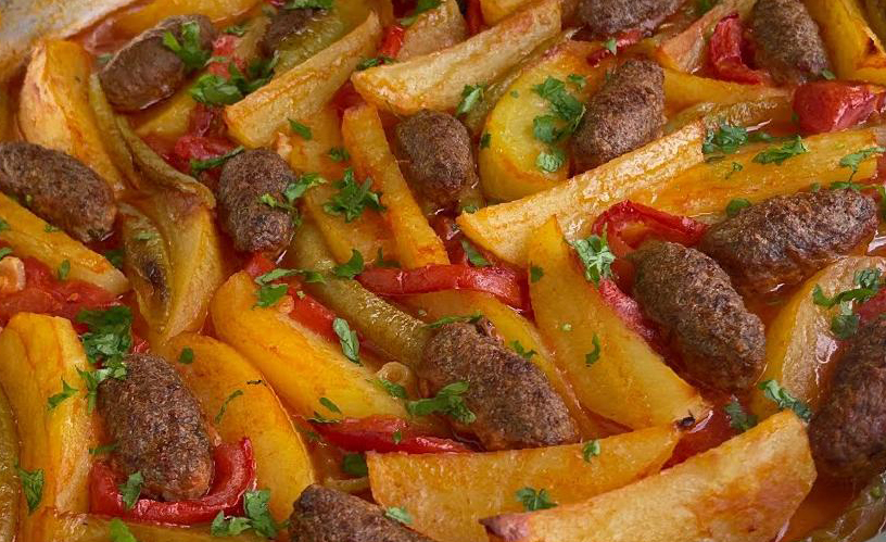 Fırında Köfte Patates Tarifi - 1