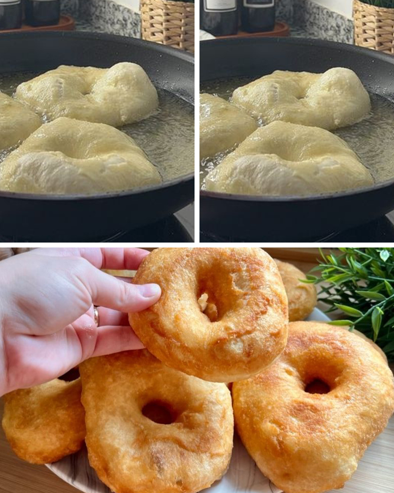 Akşamdan Yoğurup Sabah Pişirdiğim Pamuk Pişi Tarifi - 2