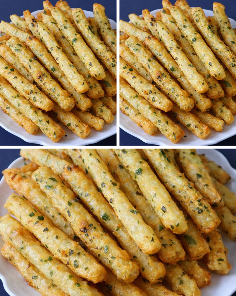 3 Patates İle Nişastalı Patates Kızartması Tarifi - 1