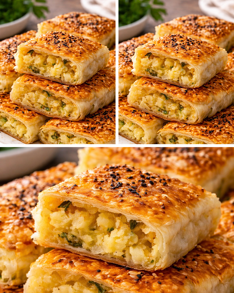 Bu Tarifi Kimse Böyle Yapmıyor Nefis Patatesli Börek Tarifi - 2