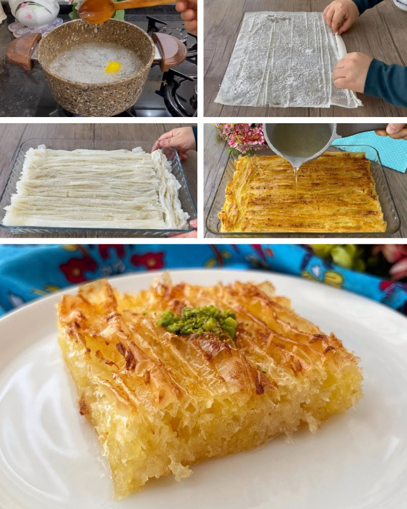 Tül Perde Tatlısı Tarifi - 1