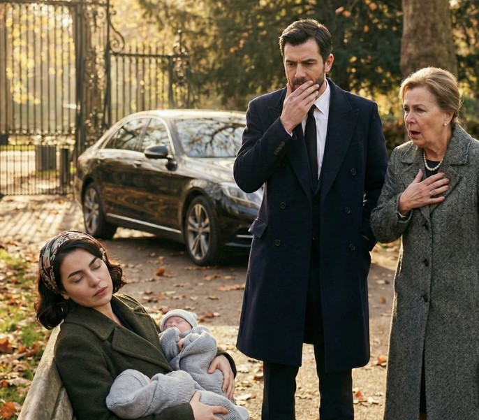 Milyoner adam, annesini parkta yürüyüşe çıkardı - 2