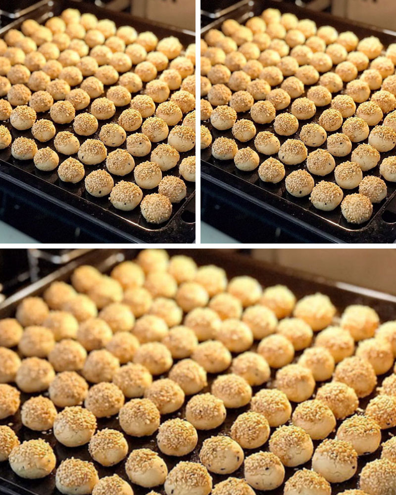 Sirkeli Susamlı Pastane Tuzluları Tarifi - 3