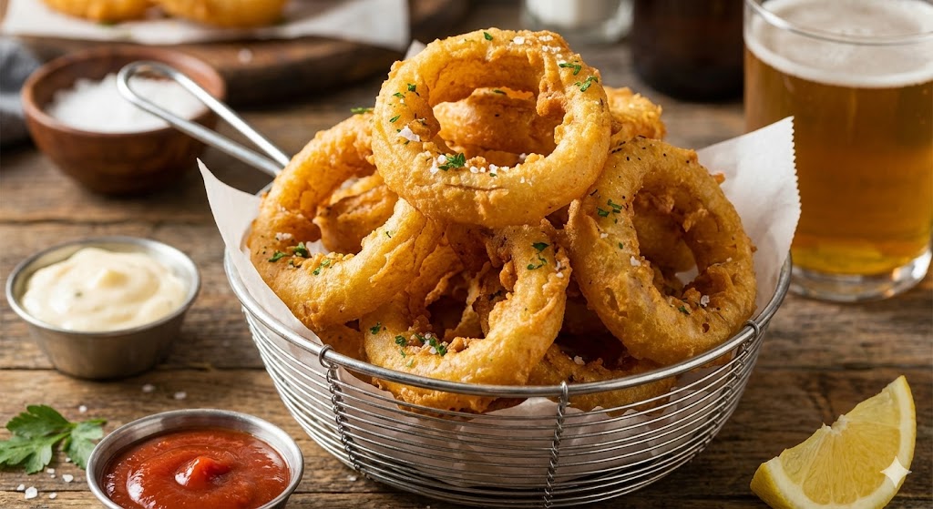 Et Yemeklerinin En İyi Eşlikçisi Çıtır Soğan Halkası Tarifi - 3