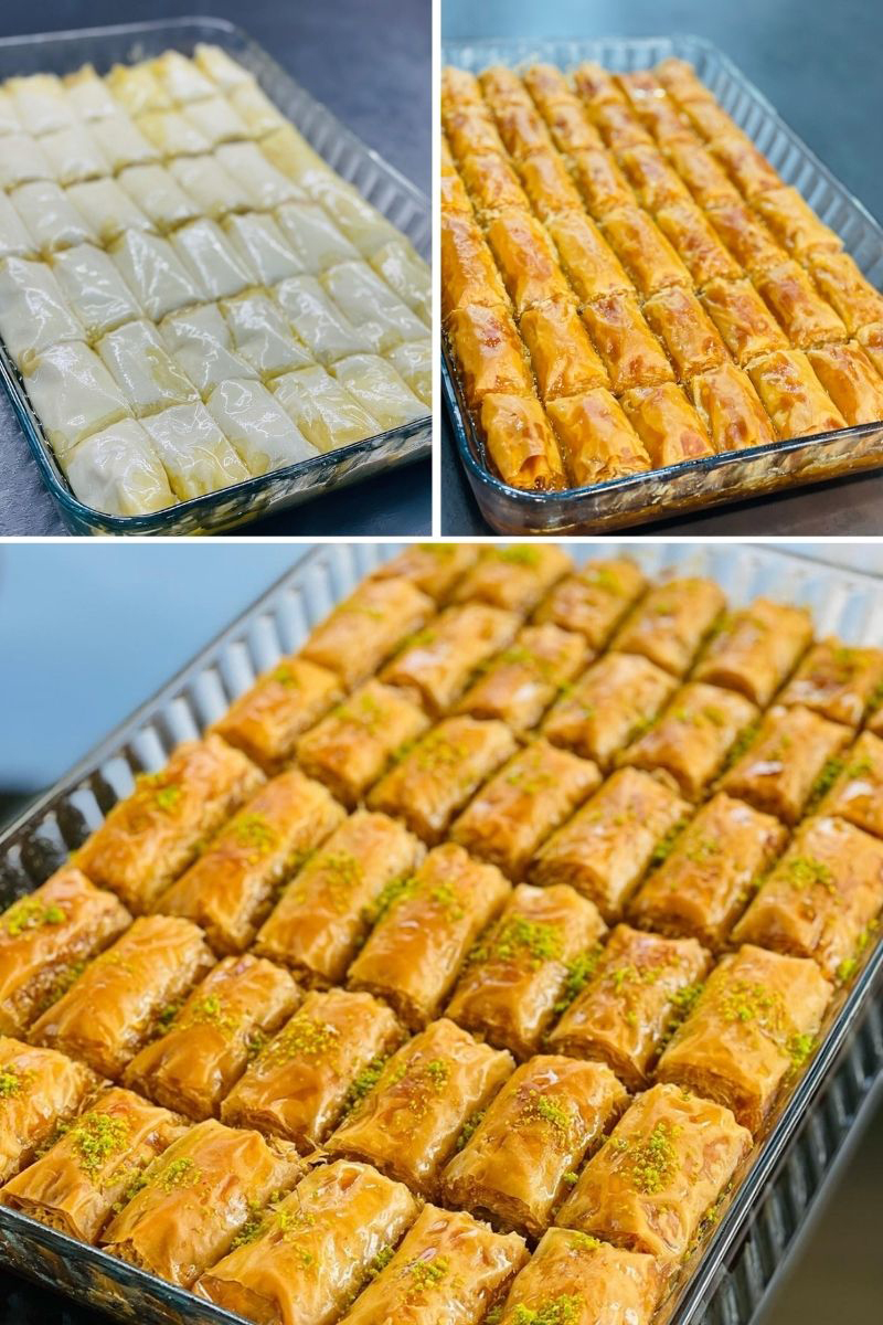 Tahinli Cevizli Rulo Baklava Tarifi - 3