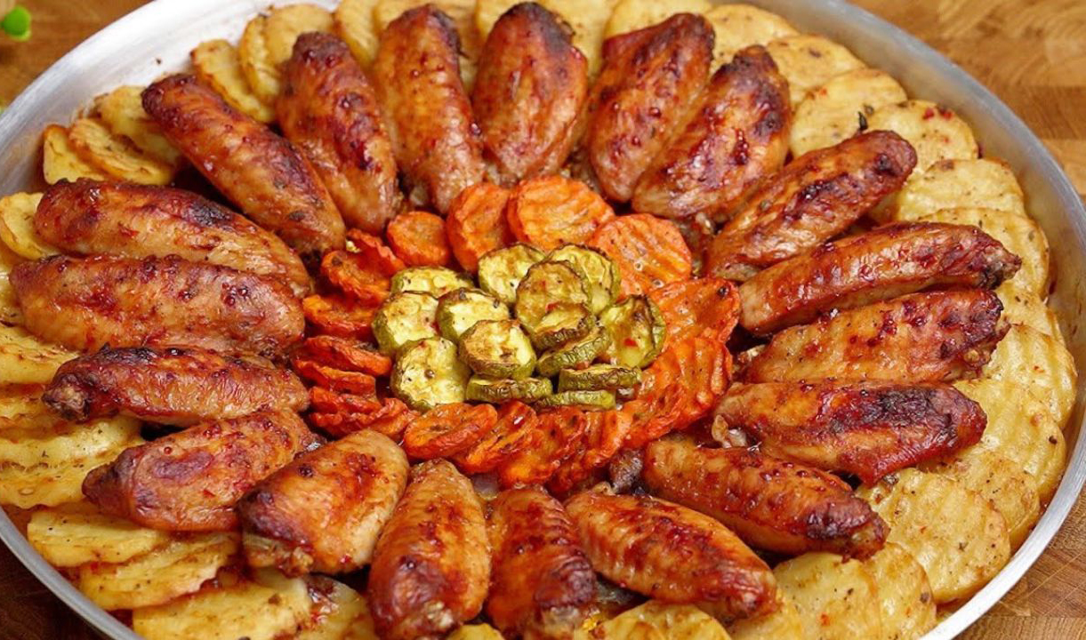 Fırında Özel Soslu Tavuk Kanat Tarifi - 3