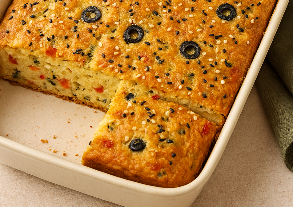 Börek Tadında Tuzlu Kek Tarifi - 1