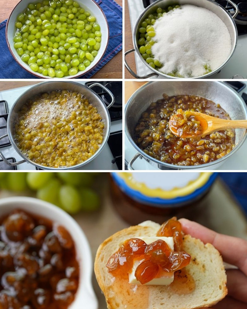 Tam Mevsiminde Üzüm Reçeli Tarifi - 1