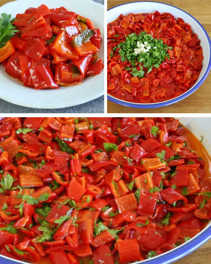 Közleme Yapmadan Yağlı Kırmızı Biber Turşusu Tarifi - 2